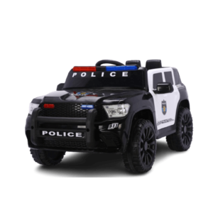 Masinuta electrica de politie, Kinderauto POLICE 911 120W 12V 7Ah premium, neagra imagine