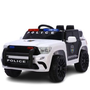Masinuta electrica de politie, Kinderauto POLICE 911 120W 12V 7Ah premium, alba imagine