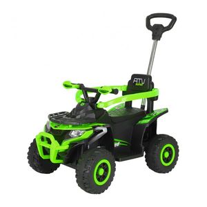 ATV electric cu maner 4 in 1, Kinderauto Hercules 35W 6V, telecomanda, echipare premium, verde imagine