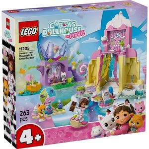 LEGO® Gabby's Dollhouse - Muntele de dulciuri si gradina Miau-Zanei (11205) imagine