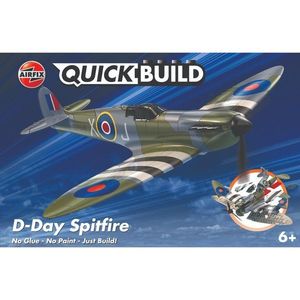 Set de constructie, Airfix Quickbuild, Avion D-Day Spitfire, 34 piese imagine