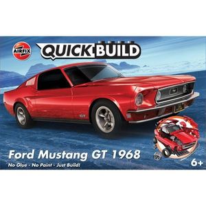 Set de constructie, Airfix Quickbuild, Ford Mustang Gt 1968, 45 piese imagine