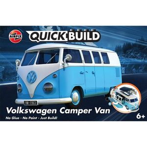 Set de constructie, Airfix Quickbuild, Vw Camper Van Blue, 52 piese imagine