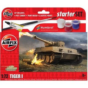 Set de constructie, Airfix Starter Set, Tiger 1, 39 piese imagine