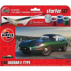 Set de constructie, Airfix Starter Set, Jaguar E-Type, 23 piese imagine