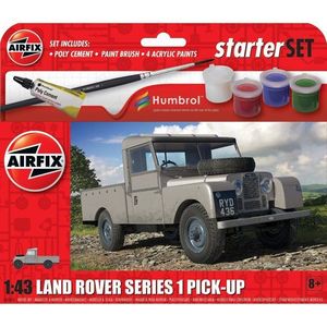 Set de constructie, Airfix Starter Set, Land Rover Series 1, 39 piese imagine