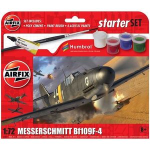 Set de constructie, Airfix Starter Set, Messerschmitt Bf109F-4, 30 piese imagine