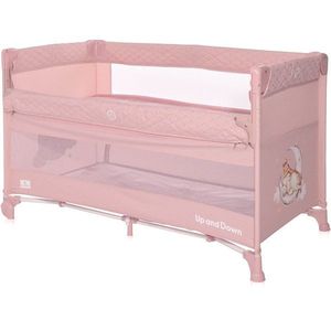 Patut pliabil Lorelli Up and Down, laterala culisanta, Mellow Rose Sleeping Animals imagine