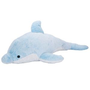 Jucarie de plus, Puffy Friends, Delfin, Albastru, 100 cm imagine
