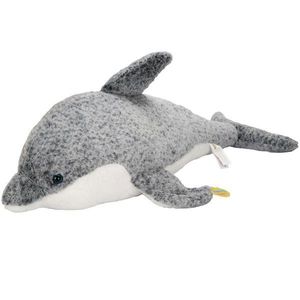 Jucarie de plus, Puffy Friends, Delfin, Gri, 100 cm imagine