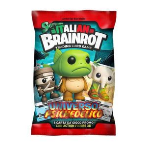 Set cartonas de colectie si breloc, BrainRot, Universo Psichedelico imagine