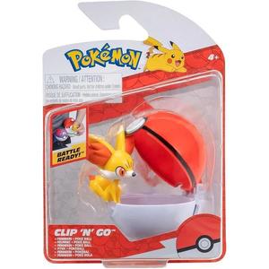 Figurina in bila Clip N Go Pokemon S2, Fennekin si Poke Ball imagine