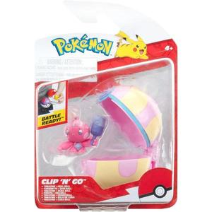 Figurina in bila Clip N Go Pokemon S2, Tinkatink si Heal Ball imagine