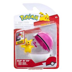Figurina in bila Clip N Go Pokemon S2, Pikachu si Love Ball imagine