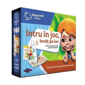 Carte interactiva si creion, Raspundel Istetel, Intru in joc, invat pe loc imagine
