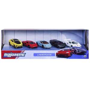Set 5 masini metalice, Majorette, Lamborghini imagine