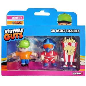 Set 3 mini figurine 3D, Stumble Guys, S4 imagine