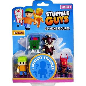 Set 5 mini figurine 3D, Stumble Guys, S4 imagine