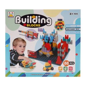 Joc de constructie, Building Blocks, 88 piese imagine