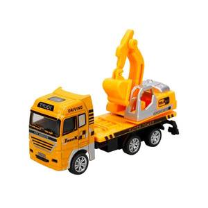 Camion cu excavator, Maxx Wheels, 11 cm imagine