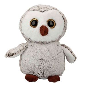 Jucarie de plus, Puffy Friends, Bufnita, Maro, 30 cm imagine