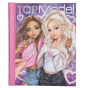 Carte de colorat cu lumini LED si sunete, Depesche, TopModel, My Bff imagine