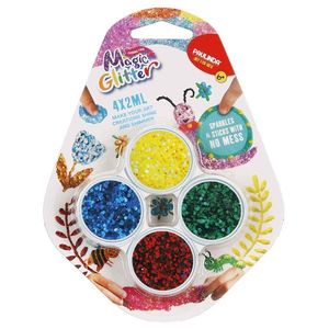 Set sclipici Paulinda, Magic Glitter, 4 x 2 ml imagine