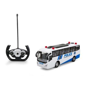 Autobuz de politie cu telecomanda, Suncon, 30 cm imagine