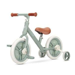 Bicicleta de echilibru 2 in 1, Lorelli Energy, include pedale si roti auxiliare, Green imagine