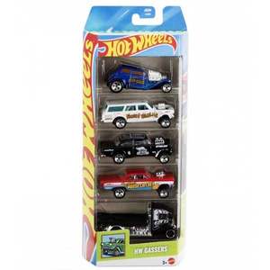 Set 5 masinute Hot Wheels, HW Gassers, JBJ84 imagine