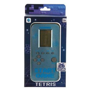 Consola portabila 26in1, Smile Games, Tetris, Albastru imagine