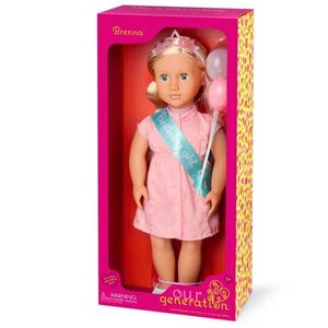 Papusa Brenna Birthday Girl, Our Generation 46 cm imagine