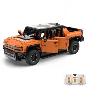Set constructie masinuta cu telecomanda, Rastar, Hummer Ev, 1: 10, 3851 piese imagine
