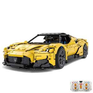 Set constructie masinuta cu telecomanda, Rastar, Maserati Mc20, 1: 8, 3466 piese imagine
