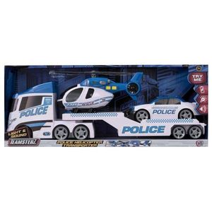 Transportator cu elicopter si masina, Teamsterz, Mighty Machines, Police imagine