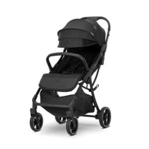 Carucior sport, Lorelli Minori, sistem de pliere cu o singura mana, spatar reglabil cu mecanism, husa textila UV 50+, Black imagine