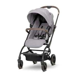 Carucior pentru nou-nascut, Lorelli Makaya, cu scaun rotativ 360 grade, cadru din aluminiu, pana la 22 kg, Grey imagine