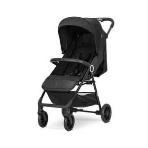 Carucior pentru nou-nascut, Lorelli Noir, sistem de pliere cu o singura mana, pana la 22 kg, Black imagine