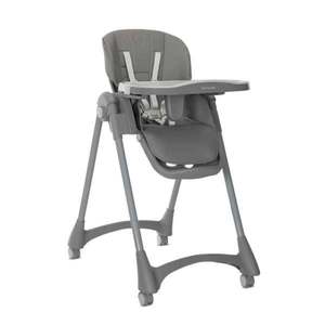 Scaun de masa, Lorelli Tummy Time, reglabil multiple pozitii, roti din silicon, Grey imagine