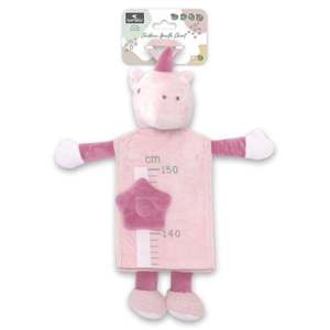 Taliometru din plus, Lorelli, scala de masurare de la 60 la 150 cm, 0 luni+, Unicorn Pink imagine