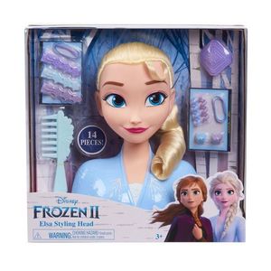 Papusa Elsa Frozen 2, Styling Head - Manechin pentru coafat cu accesorii incluse imagine