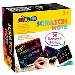 Set de razuit, Avenir, Scratch Notes, 50 de cartonase imagine