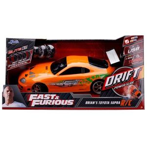 Masina cu telecomanda, Jada, Fast And Furious, Brians Toyota Supra, Drift Power Slide, 1: 10 imagine