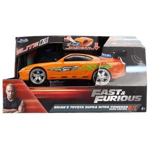 Masina cu telecomanda, Jada, Fast And Furious, Toyota Supra Nitro Powered, 1: 24 imagine