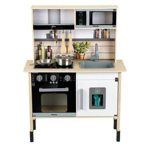Set bucatarie din lemn cu lumini, sunete si accesorii, Miele, Midi 2 imagine