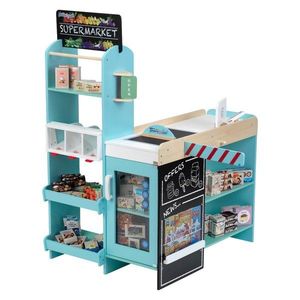 Set supermarket din lemn, Klein, Shopping Center, 58 piese imagine