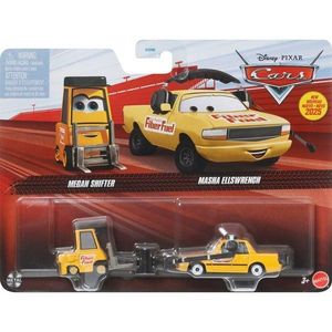 Set 2 masinute din metal, Disney Cars, Megan Shifter si Masha Ellswrench, JDH41 imagine