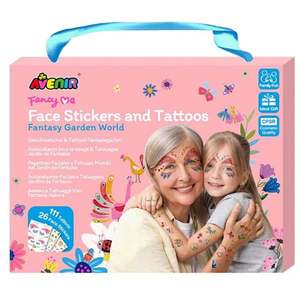 Set stickere si tatuaje pentru fata, Avenir, Gradina Fantastica imagine