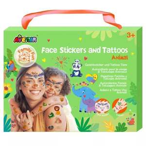 Set stickere si tatuaje pentru fata, Avenir, Animale imagine