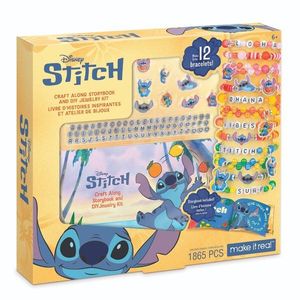 Set de creat bijuterii si carte de povesti, Make It Real, Disney Stitch, 1865 piese imagine